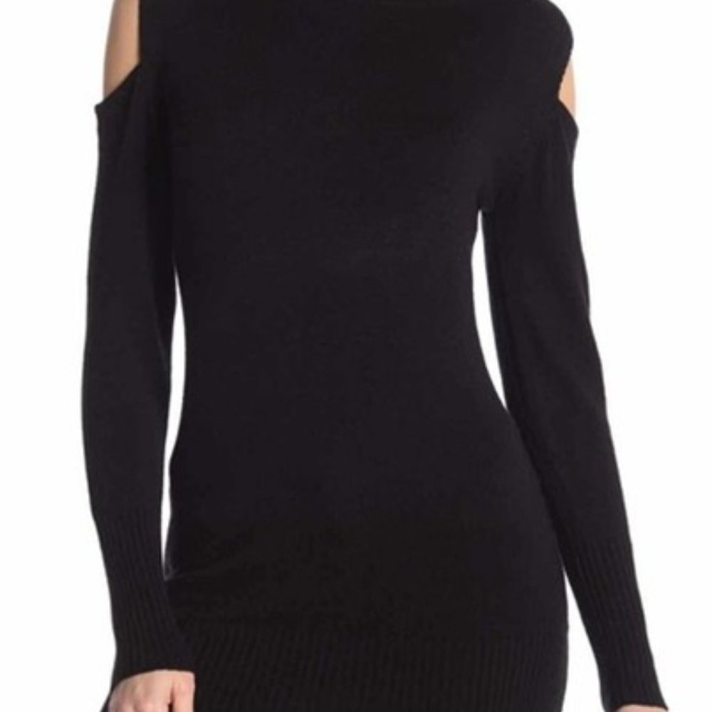Love Token Cold Shoulder Sweater